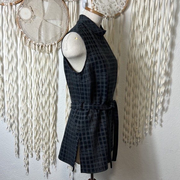 Theory Mochneck Sleeveless Belted Tunic Size M - Picture 2 of 12